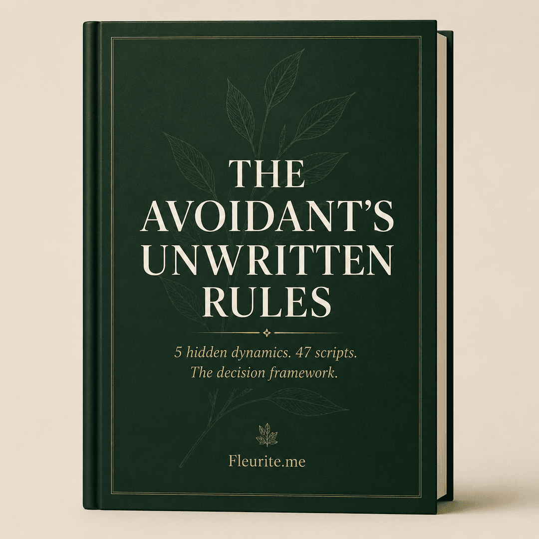 The Avoidant's Unwritten Rules — by Fleurite.me
